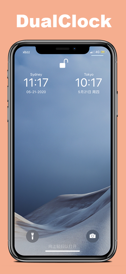 DualClock: adicione um relógio de fuso horário secundário à tela de bloqueio do iPhone